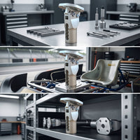 cart Steering Base Adjustable Steering Wheel Mount Reinforced Mounting Equipment for Racers, Cockpit