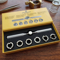 Watch Case Opener with Adapters Metal Watch Case Opening Tool Anti-Slip for Hobbyists