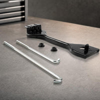 Replacement Battery Fixing Bracket Kit Easy Installation Battery Hold-down Bracket with Rods Sturdy High-Strength for Automotive Repair