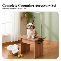 Secure and Stable Pet Grooming Arm Sturdy Construction Grooming Table Restraint Arm Heavy-Duty Adjustable Pet Holder Easy to Use for Cat Owners