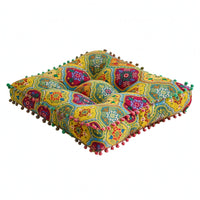 Tufted Floor Pillow Soft Padded Quilted Seat Cushion Tatami Cushion for Bay Window, Sofa