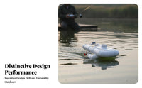 distant Control Boat mesh Pulling Capability dual-propellerPropeller Boat High-Speed Performance Fishing Tool for Anglers, Adults, Lakes, Ponds, Rivers