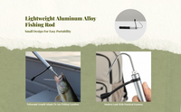 Stainless steel retractable fish hook gaff for boat fishing