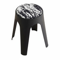 Modern Minimalist Design M-Shaped Leg Stool Stackable Design Household Furniture Thickened & Sturdy Low Seat Waterproof Surface for Adults, Homeowners, Students, Dining Room, Bedroom, Entryway