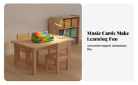 Educational 3-in-1 Musical Instrument Promotes Hand-Eye Coordination 8-Note Xylophone Piano Sensory Development Toddler Keyboard Xylophone Polished Edges for Toddlers, Babies, Preschoolers