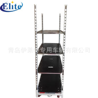 Detachable Rust-Proof Agricultural Garden Cart with Wheels for Flower Transport
