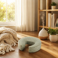 C-Shaped Face Cushioned Gentle Textile Face Support Washable Sleep Accessory