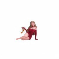 Female Figurine Long-Lasting Miniature Figurine Hand-Painted for Hobbyists