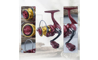 Lightweight Mini Rotating Reel Portable Mini Fishing Reel Smooth Tackle Reversible for Anglers