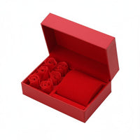 Custom Logo Printing Flip Top Watch Box Luxury Display Storage Item Keepsake for Proposal