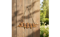 Metal Bird Wall Art Farmhouse Metal Bird with Branch Rust-Resistant for Patio