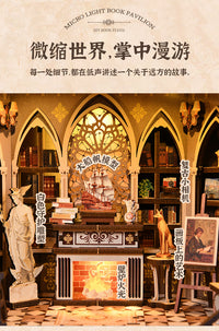 3D Wooden DIY Book Nook Kit - Traveler Bookstore Miniature Model