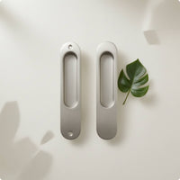 Recessed Pull with Finger Grip Space Saving Recessed Finger Flush Pull Smooth Sliding Door Handle for Wardrobes