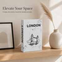 Foldable Decorative Faux Book for Coffee Table & Bookshelf Decor