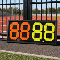 Soccer Substitution Board Portable Soccer Sub Board Bright for Sideline, Training Workouts