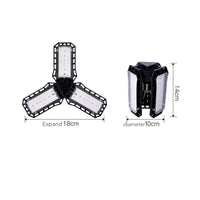 Folding LED Lamp 6500K Adjustable Panel Lamp for Home, Commercial