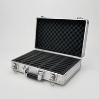 Currency Storage Case Aluminum Currency Collection Box Foam Padded Safeguarding for Collectors, Travel, Display