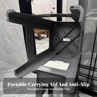 Modern Minimalist Design dual-color Utility Stool Stackable nested Seat long-lasting Household Furniture Anti-Slip Feet for Adults, Guests, Homeowners, Kitchen, Dining Room, Bathroom, Entryway