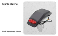 Electric Scooter Rear Mudguard High Strength Folding Scooter Rear Mudguard Replacement Part Reinforced Mounting Vehicle