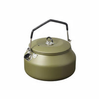 Stainless Steel Camping Kettle Foldable Handle Camping Kettle Lightweight Outdoor Teapot for Campers, Hiking