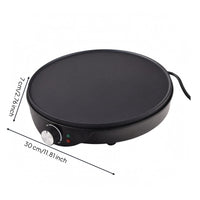 Electric Crepe Griddle 30 Cm Crepe Maker Pancake Maker 12 Inch Electric Griddle Flat