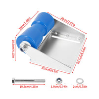 Boat Trailer Roller with Bracket Stable Trailer Roller Bracket Reliable Hardware for Marine Transport