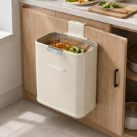 Cabinet Door Trash Can Space Saving Hanging Trash Can Easy to Install Suspended Waste Bin