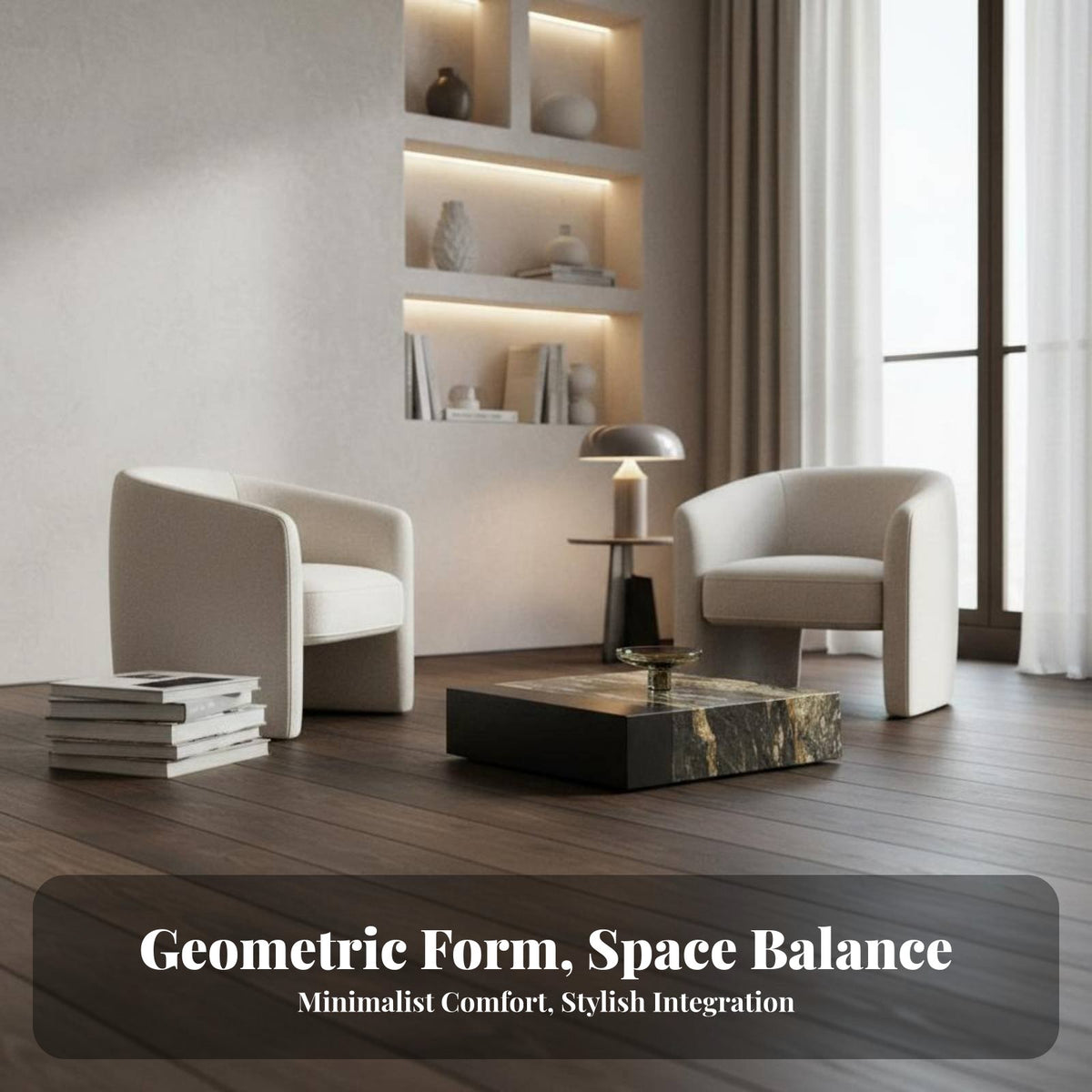 Italian design doublelevel Square Table Minimalist Design Living Room Furniture Contrasting hues Hidden Storage Compartment for Interior Designers, Homeowners, Families, Lounge, Reception Area, Spacious Interiors