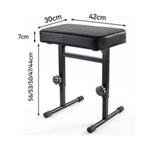 Adjustable Piano Stool Sturdy Frame Height Adjustable Musician's Stool Non-Slip Feet Musical Furniture for Pianists