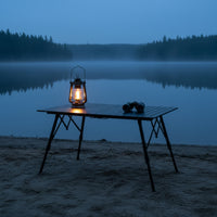 Aluminum Camping Table Compact Storage Folding Camping Table Rust Resistant Outdoor Furniture for Road Trip