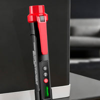 Transparent Sensor Tip Non-Non-Touch Voltage Tester Slim Non-Non-Touch Voltage Tester Side Clip Circuit Break-Point Tester Display Window for Electricians, Technicians