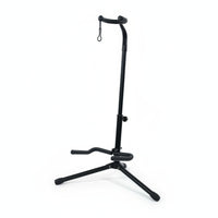 Metal Frame Foldable Guitar Stand Padded Contact Area Points Folding Guitar Stand Compact Storage Instrument Holder