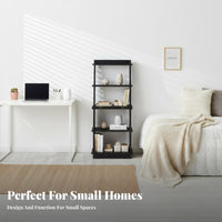 Vintage and design Foldable Ladder Shelf Folding Design shelving unit Space-Saving shelving unit Multifunctional for Apartment Dwellers, householders, Office Workers, Living Room, Bedroom, Balcony