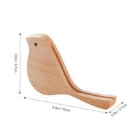 Wood Postcard Holder Creative Shape Home Decor Elegant for Office