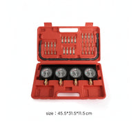 Vacuum Carburetor Synchronizer with Dial Gauges Precision Carb Synchronizer Adjustment Tool Kit Analog Synchronization Balancer Gauge Portable for Mechanics