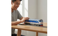 Realistic Motor Locomotive Toy Detailed Electric Model Locomotive Easy Train Set Low Maintenance for Collectors, Tabletop Layouts
