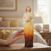 Faceless Sculpture Hand-Painted Human Figurine Gradient Abstract Figurine for Collectors, Shelf, Mantel, Desk