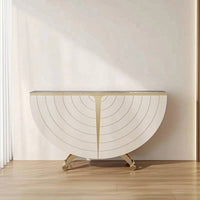Sideboard with Textured Slab Top Khaki Sideboard Cabinet Minimalist Storage Cabinet with Shelves for Living Room, Entryway