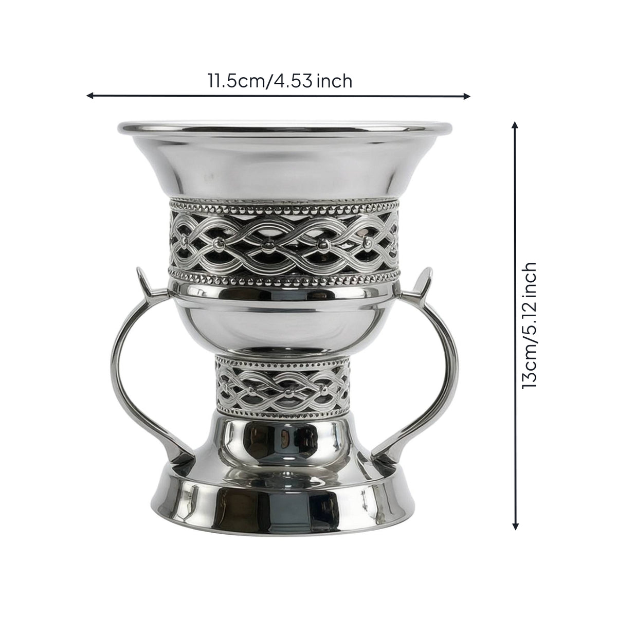 Tabletop Scent Burner Decorative Metal Scent Burner Openwork Vessel for Meditation, Altar, Tea Room