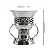 Tabletop Scent Burner Decorative Metal Scent Burner Openwork Vessel for Meditation, Altar, Tea Room