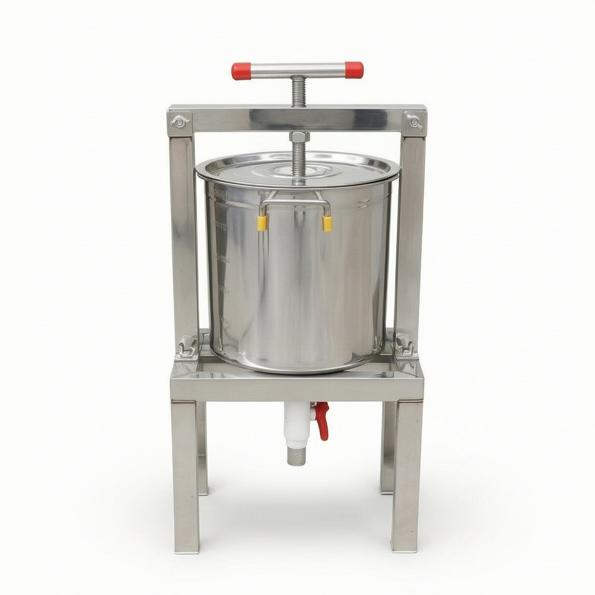 Manual Honey Press Food Grade Honey Press with Filter Screen Equipment Heavy Duty Long-Lasting for Beekeepers, Apiary