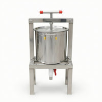 Manual Honey Press Food Grade Honey Press with Filter Screen Equipment Heavy Duty Long-Lasting for Beekeepers, Apiary
