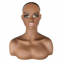 Mannequin Head Makeup Female Bust Mannequin Jewelry Display Bust for Photo Photography