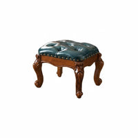 Multi-Purpose Upholstered Vanity Stool Multifunctional Ottoman Soft Padded Seat Indoor Furniture Tufted Cushion for Children, Homeowners, Students, Living Room, Entryway, Bedroom, Study