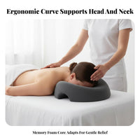 Face Cradle Pillow Ergonomic Support Memory Foam Pressure Relief for Massage