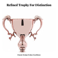 Patented Design Metal Award Cup Exquisite Workmanship Championship Award Custom Engravable for Athletes, Teams, Tournaments, Championships
