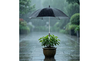Plant Umbrella with Ground Spike Telescopic Plant Shade Umbrella with Stake Outdoor Lightweight for Gardeners, Flower Beds