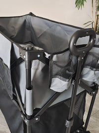 YJX Folding Outdoor Camping Cart, Multi-functional, Beach/Fishing/Camping