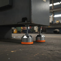Anti-Slip Threaded Leveling Foot Heavy-Duty Levelers Compact Hardware Wear-Resistant for Machinery