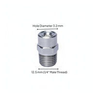 Adjustable Solid Cone Nozzle Long-Lasting High Pressure Atomizing Nozzle Wear-Resistant for Dust Control, Cooling Systems, Irrigation